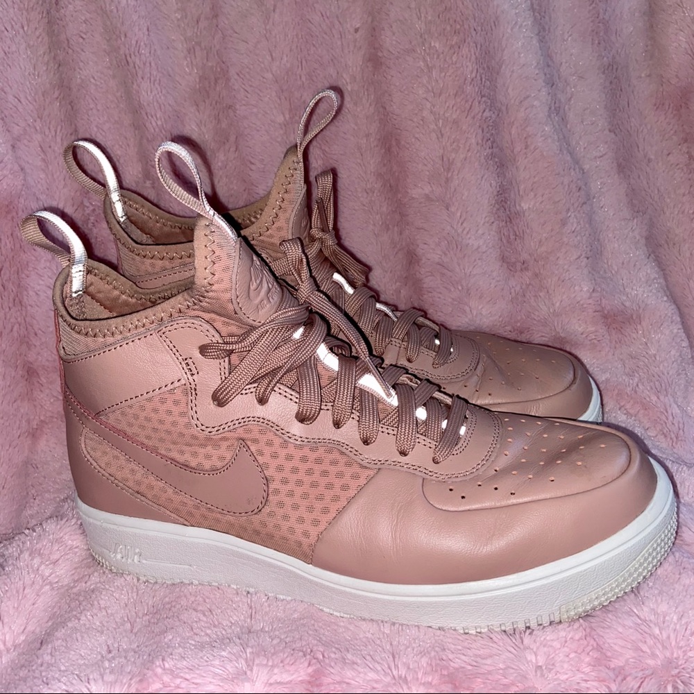 Rose Pink Nike Air Force 1’s Women’s 10